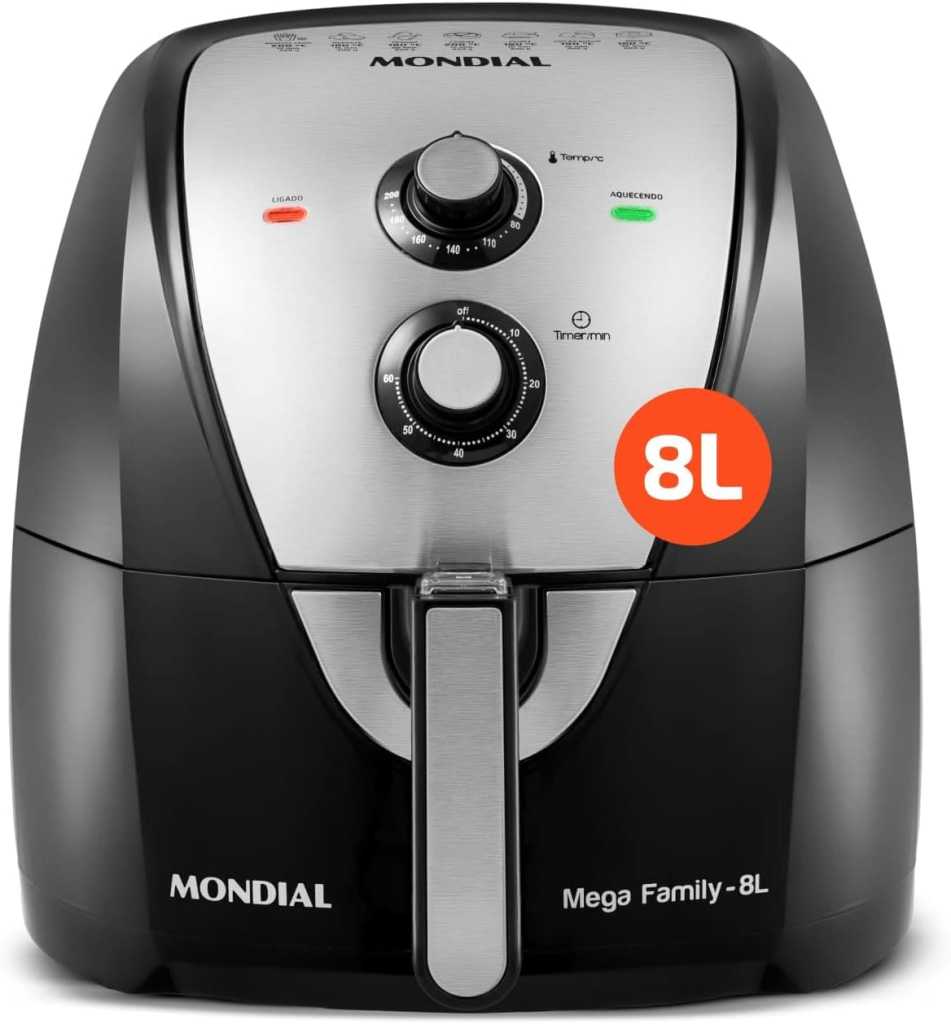 Air Fryer Mondial 1900 8L (AFN-80-BI)