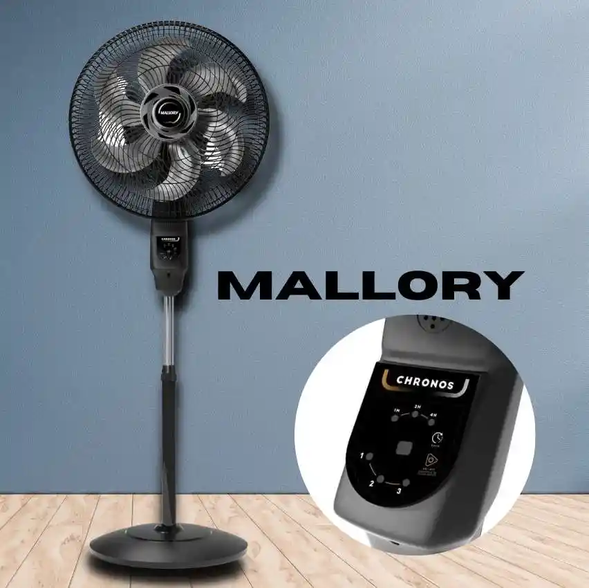 Análise do Ventilador Mallory Coluna Chronos Preto