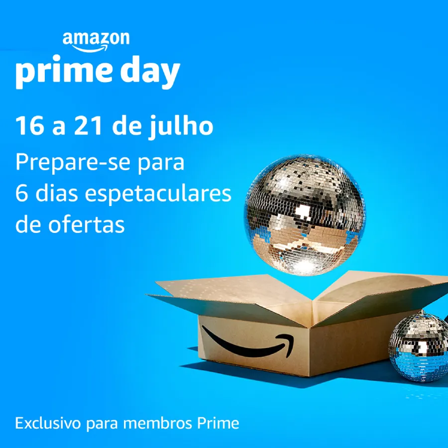 Prime Day ocorre entre 16 e 21 de julho de 2024